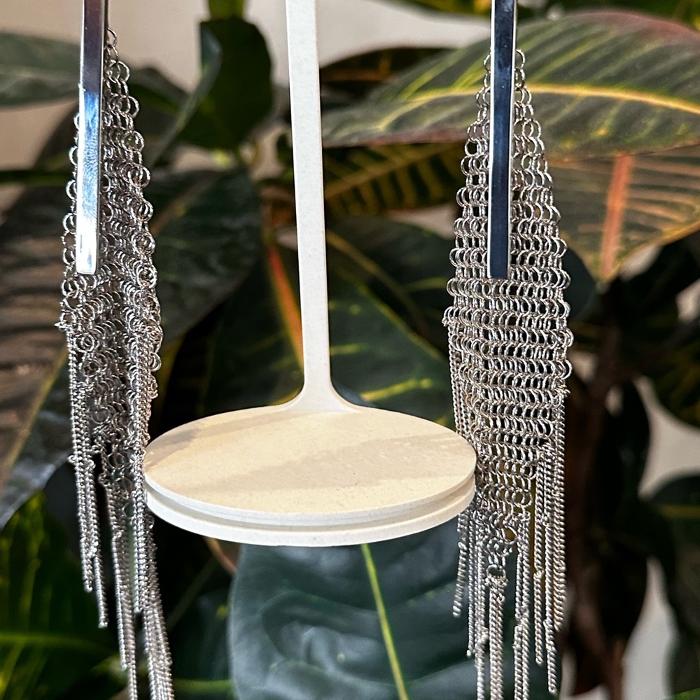 NEW Authentic 1)Roberto Cavalli Choker Mesh Necklaces.1)Roberto Cavalli Dangling - Picture 4 of 8